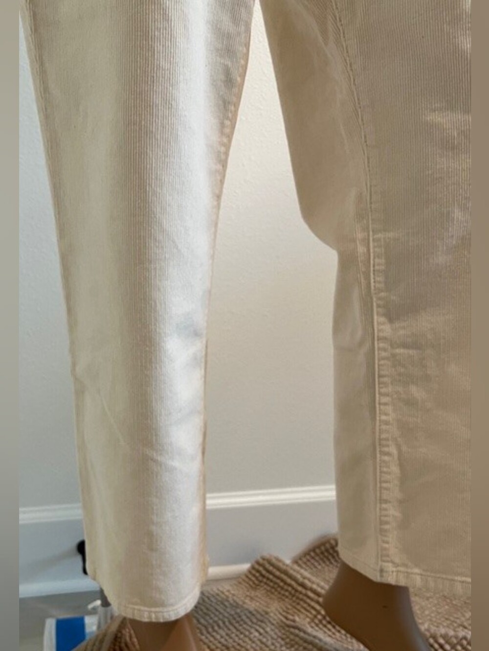 DL1961 Patti Straight Leg Corduroy High Rise Vintage Style Ankle Size 32 NWT - Picture 6 of 16